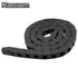 Cable Chain 7x7 10x10 10x15mm  L1000mm Cable Drag Chain Wire Carrier With End Connectors for CNC Router Machine 3D Printer Parts