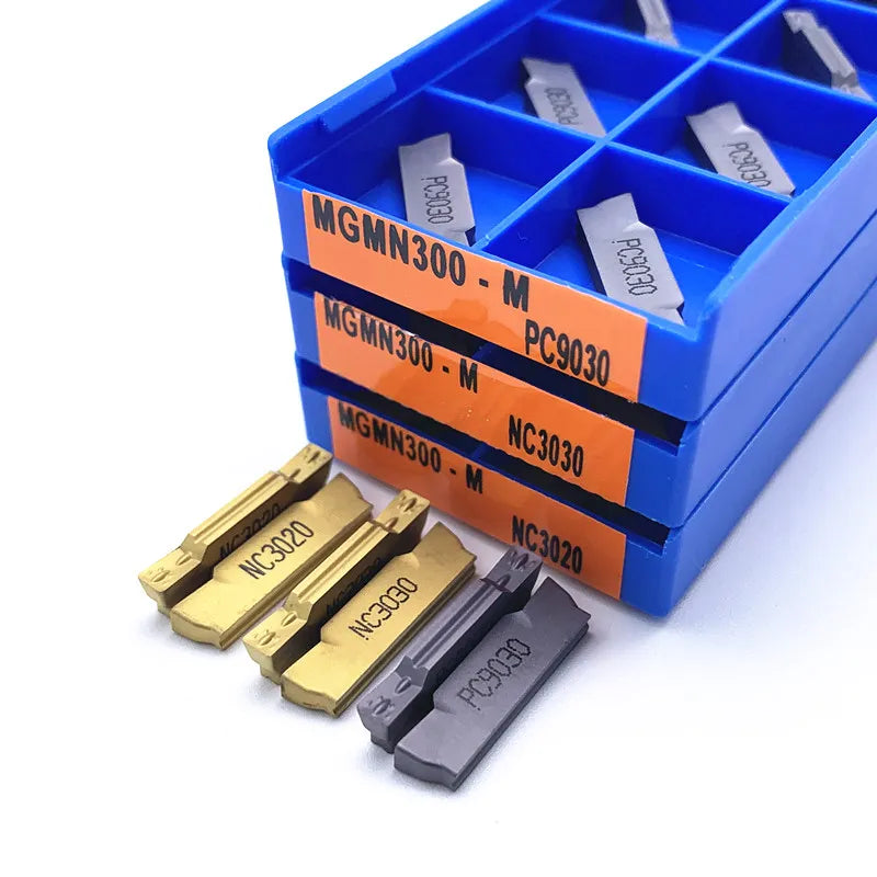 MGMN150 MGMN200 MGMN250 MGMN300 MGMN400 MGMN500 G NC3020 3030 PC9030  grooving carbide inserts  Parting and grooving tool