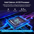 Fanless Mini PC Intel Celeron J4125 J6412 2x Gigabit Ethernet 2x COM RS232 RS485 6x USB Support WiFi 4G LTE Windows 10 Linux