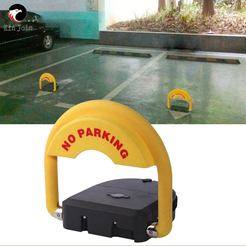 Rustproof And Durable Battery Operated Smart Parking Lock Grey & Red Appearance Optional Place An Order And Send 1 Mask