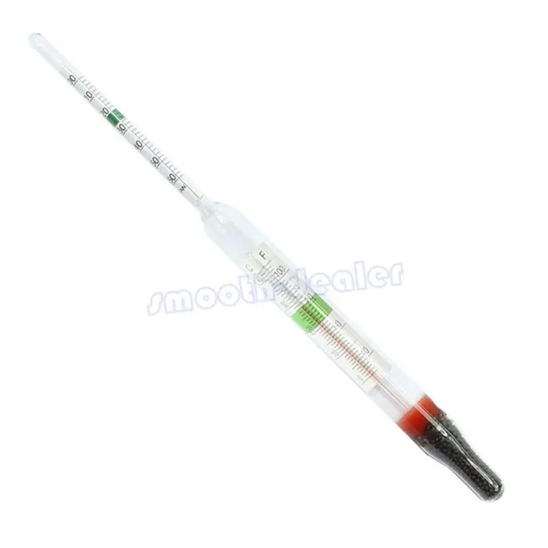 Aquarium Glass Hydrometer with Thermometer Salt Marine Salinity Tester Meter