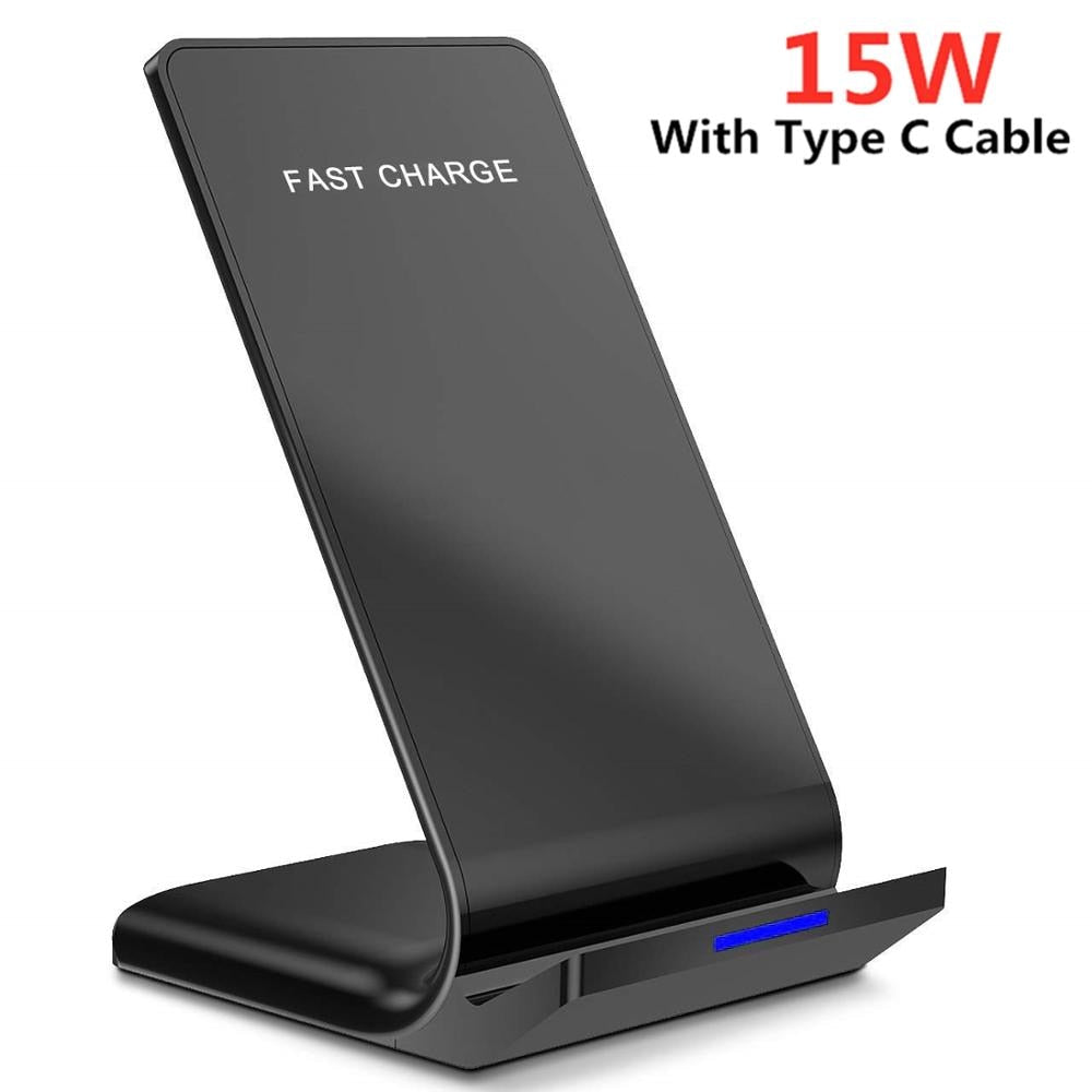 30W Wireless Charger Stand For iPhone 14 13 12 11 Pro XS Max XR 8 Samsung S22 S21 S20 Fast Charging Dock Station Phone Holder