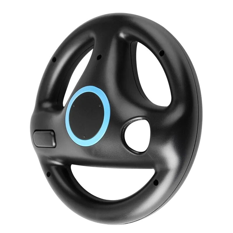 3 Color Plastic Game Racing Steering Wheel for Nintendo Wii Remote Controller Racing Wheel for Wii Kart Racing Games Controller