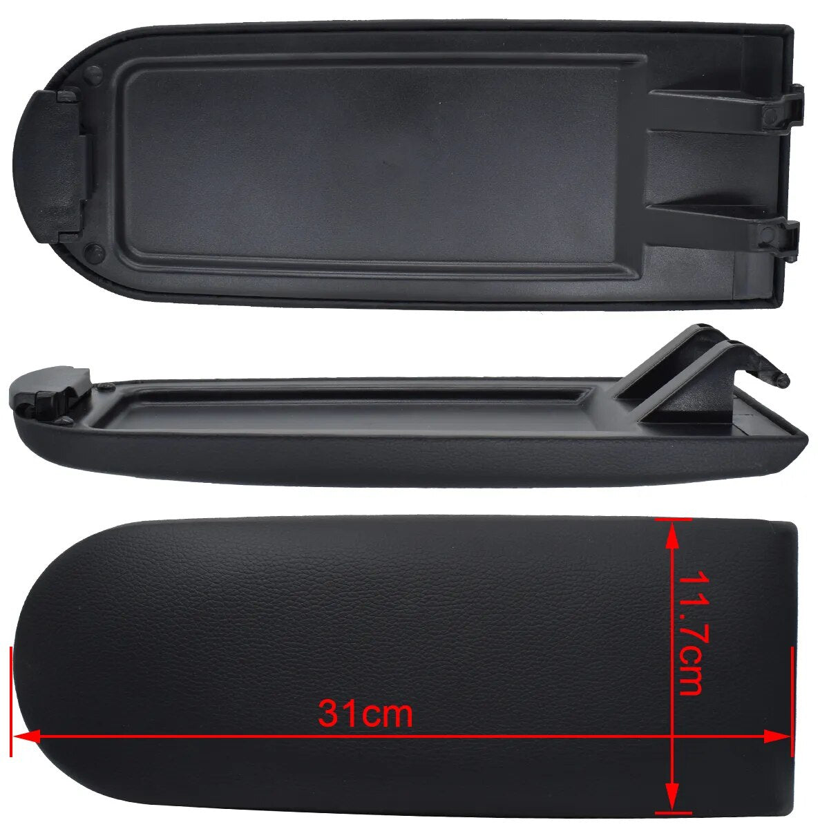 Car Armrest Latch Lid Center Console Cover Cap For Volkswagen VW Polo Sedan 2010 2011 2012 2013 2014 2015 2016 2017 2018