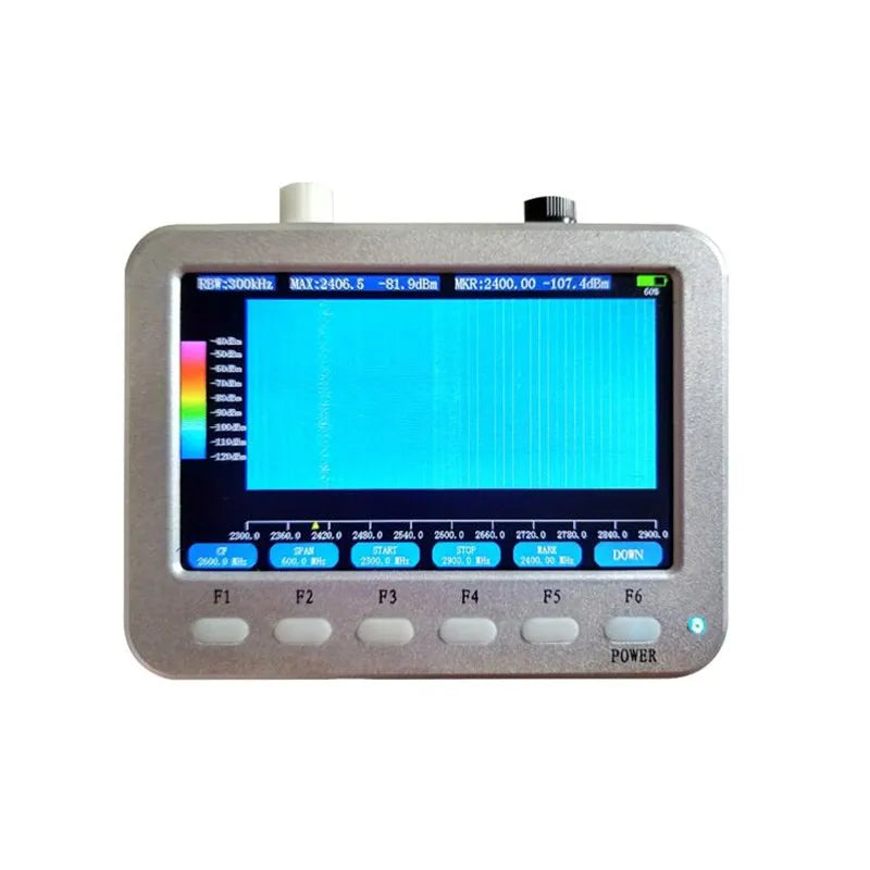 New Handheld 10MHz~2.7GHz Spectrum Analyzer 5.0 inch LCD Display Signal Frequency Measuring Instrument XT-127