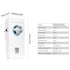 EU Plug in Ozone Air Purifier Cleaner O3 Generator for Room Office Bedroom Toilet Home Travel Deodorization Sterilizer