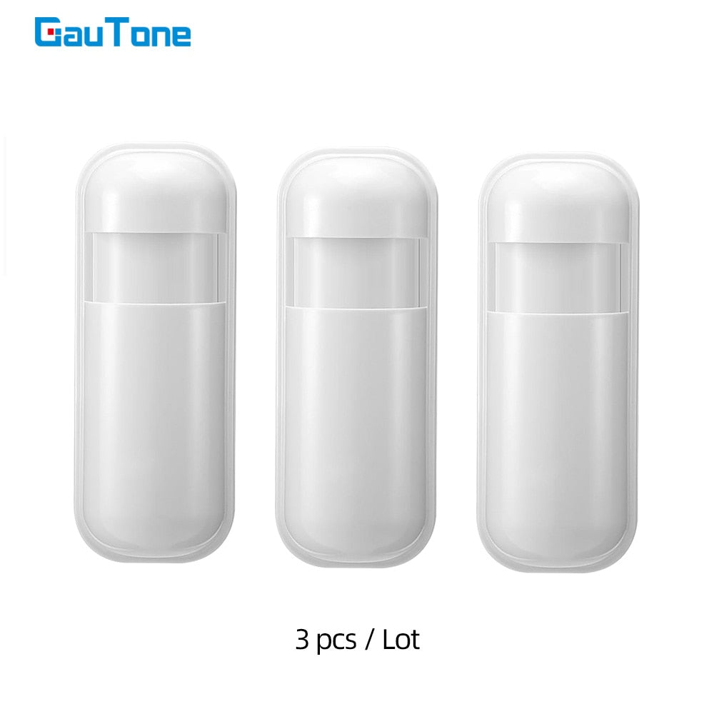 GauTone PIR Motion Sensor Detector 433MHz eV1527 for Home Alarm System Wireless Infrared Motion Detector