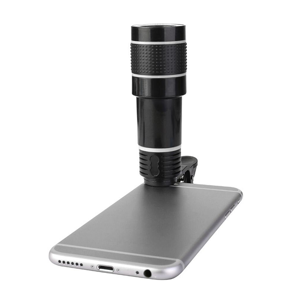 Universal 20X Zoom Telephoto Len Portable External Mobile Phone Optical Camera Lens with Clip for Smartphone Accessory