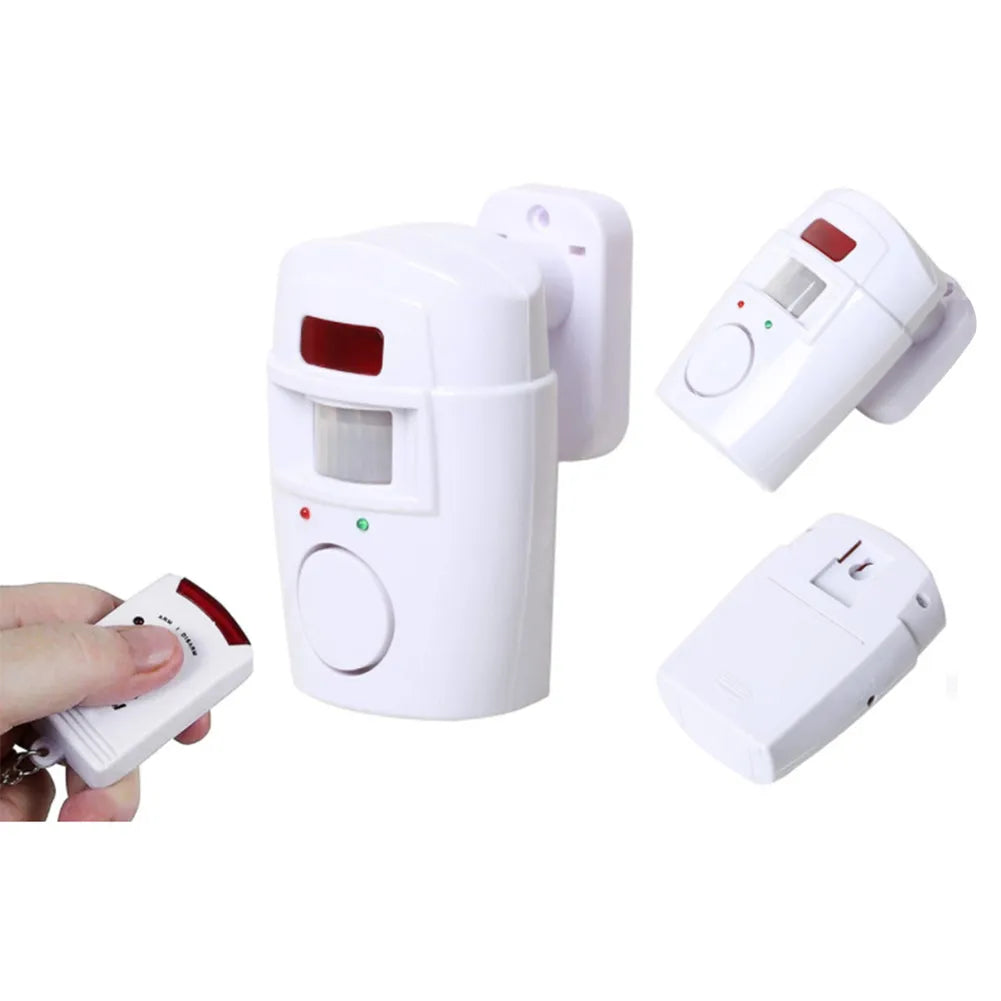 Motion Sensing Alarm Remote ControlInfrared Wireless Door Window Home Alarm Wireless Motion Alarm Sensor Remote Control Alarm
