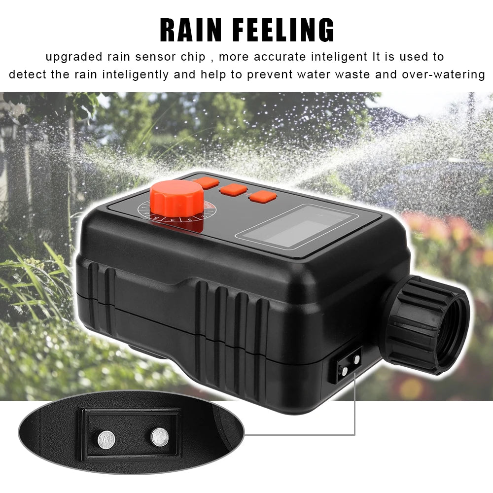 With LCD Screen Sprinkler Controller Automatic Irrigation Water Timer Electronic Irrigation Regulator 9 Separate Timing Program