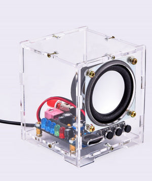 HU-009 DIY BT Speaker Kit Bluetooth-Fit Audio DIY Pack 2" 3W Mini Audio Speaker Unit Electronic Component Wireless Wired 5V DC