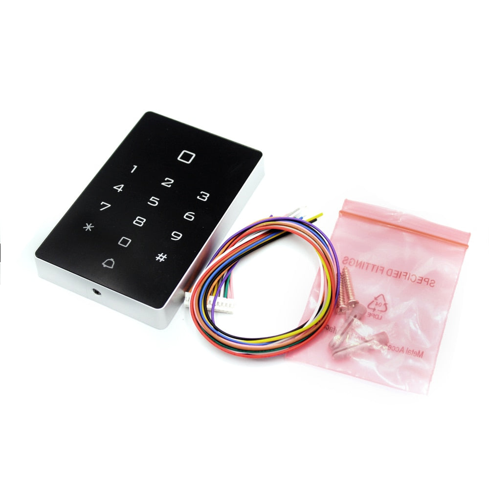 Waterproof WiFi Tuya App Backlight Touch 125khz RFID Card Access Control Keypad WG26 Output Alarm Management Card Support