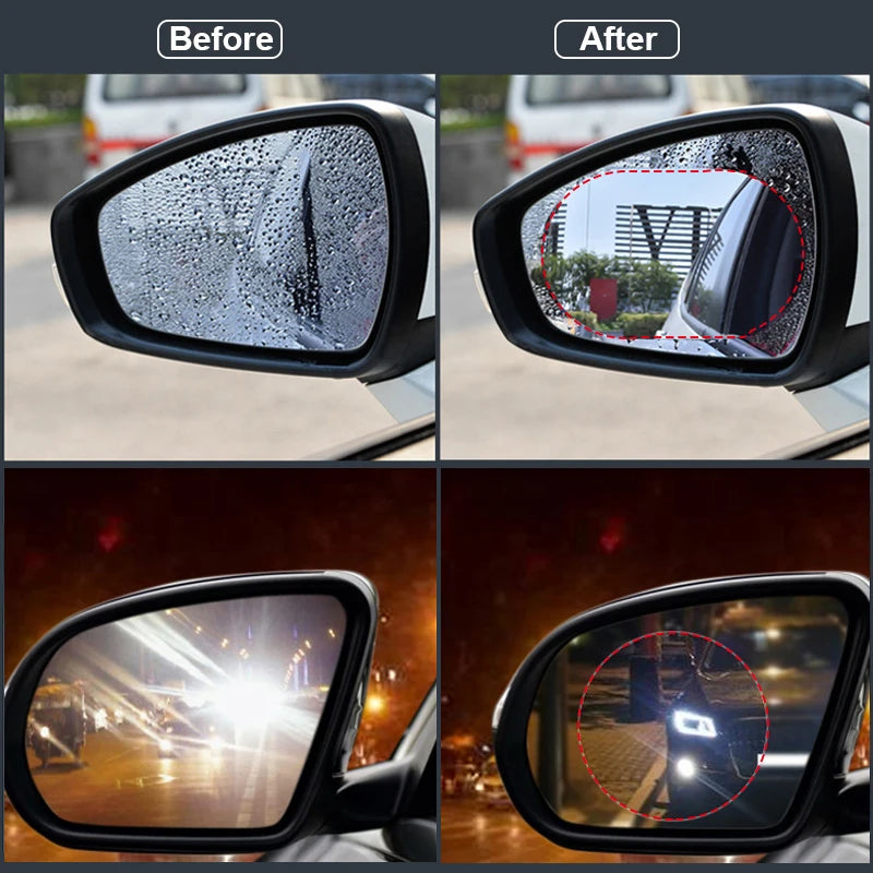 Car Rain Rearview Mirror Films Waterproof Anti-Fog Film For Volvo XC60 S60 Honda Civic Accord Jazz Fit CRV XRV