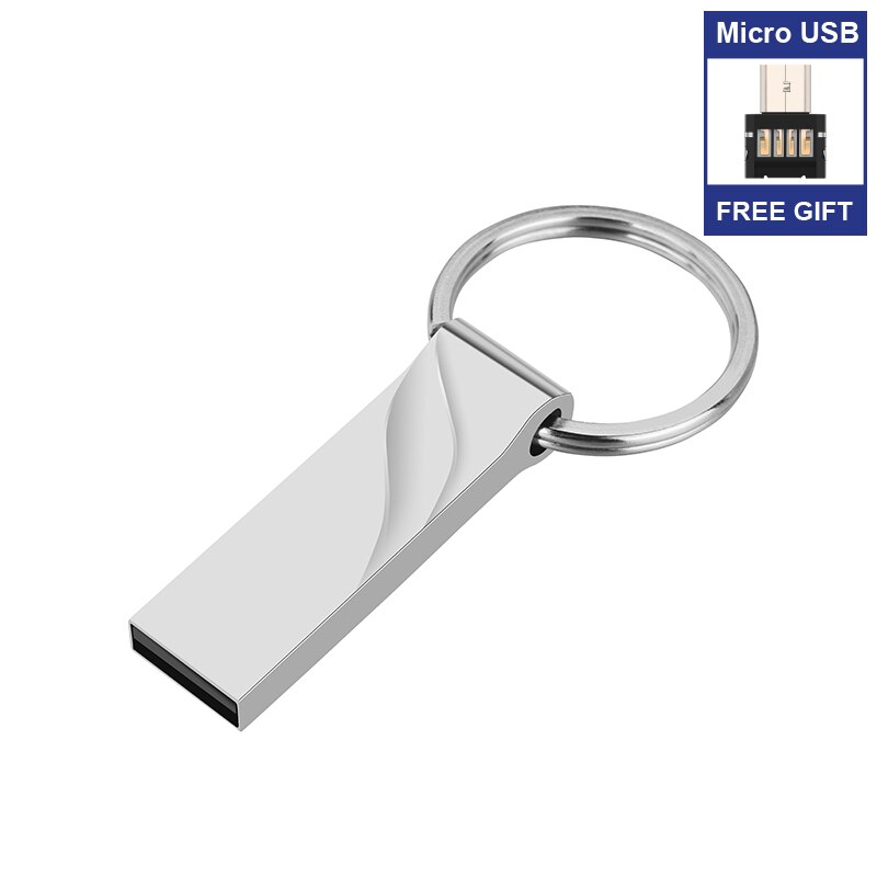 USB Flash Drive 64GB 32GB 16GB 8GB USB Flash Pendrive Memory USB Stick 64 gb 256 gb cle usb disk Free type c or micro adapter