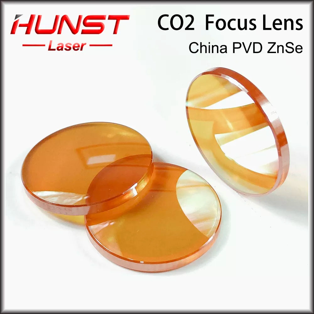 Hunst China CO2 ZnSe  Focus Lens Dia.12 18 19.05 20mm FL38.1 50.8 63.5mm for Laser Engraving Cutting Machine Spare Parts