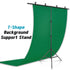 SH T-Shape Backdrop Stand Kit with Background Cloth Video Chroma Key Green Screen Frame Stand For Photography Photo Studio Props