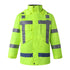 High visibility Reflective Safety Jacket Men Women Warm Winter Motorcycle Jacket Motocross Coat Racing Riding Jacket Waterproof