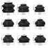 14x Multipack Universal Car Suspension Steering Ball Joint Rubber Dust Boot Cover Track Tie Turn Rods Ends Set Parts Accessories