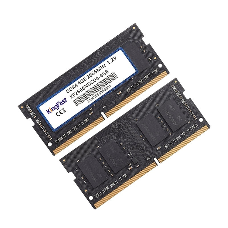 KingFast DDR3 DDR4 4GB 8GB 16GB Laptop Memory Ram 1600 2400 2666 3200 DDR3L 204Pin 260Pin Sodimm Notebook Memory