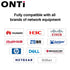 ONTi 10G SFP+ AOC Cable - 10GBASE Active Optical SFP Cable , 1-100M, for Cisco,Huawei,MikroTik,HP,Intel,Dell...Etc Switch