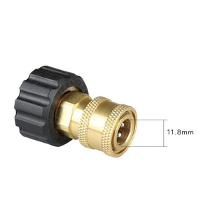 1Pcs For Karcher HD Series 1/4 Quick Connector Water Gun Hose Adapter M22 Inner Ring 14/15mm Pressure Washer Accessories