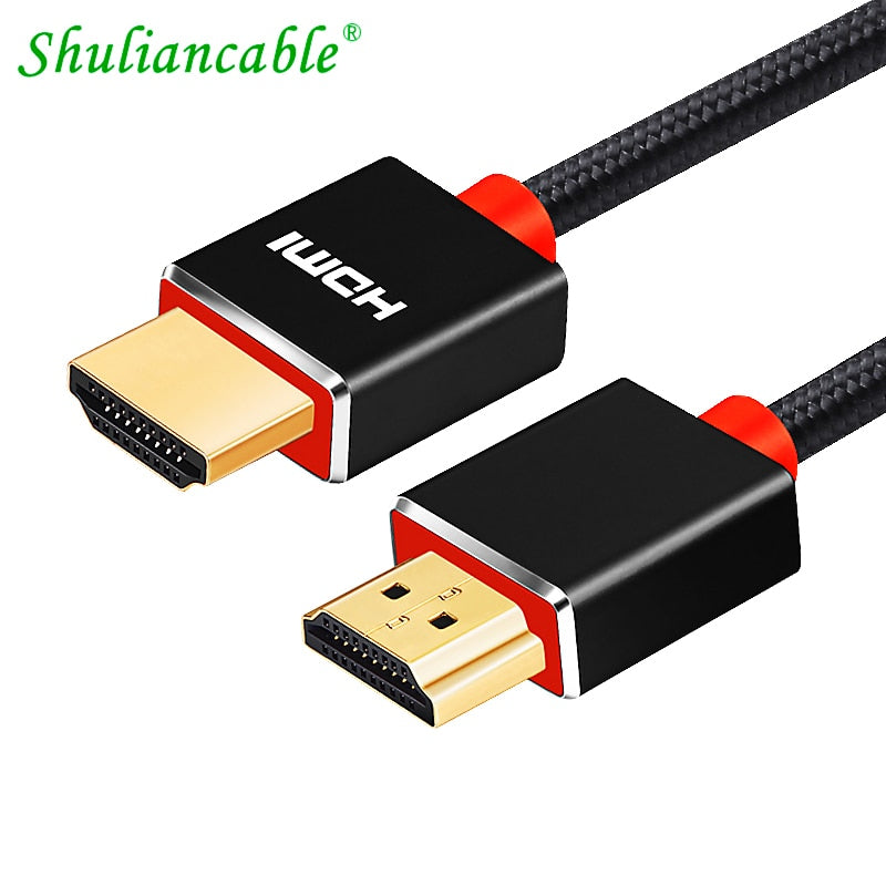 Shuliancable  HDMI Cable1080P 3D gold plated cable for HD TV XBOX PS3 Projector computer 1m 2m 3m 5m 10m 15m 20m