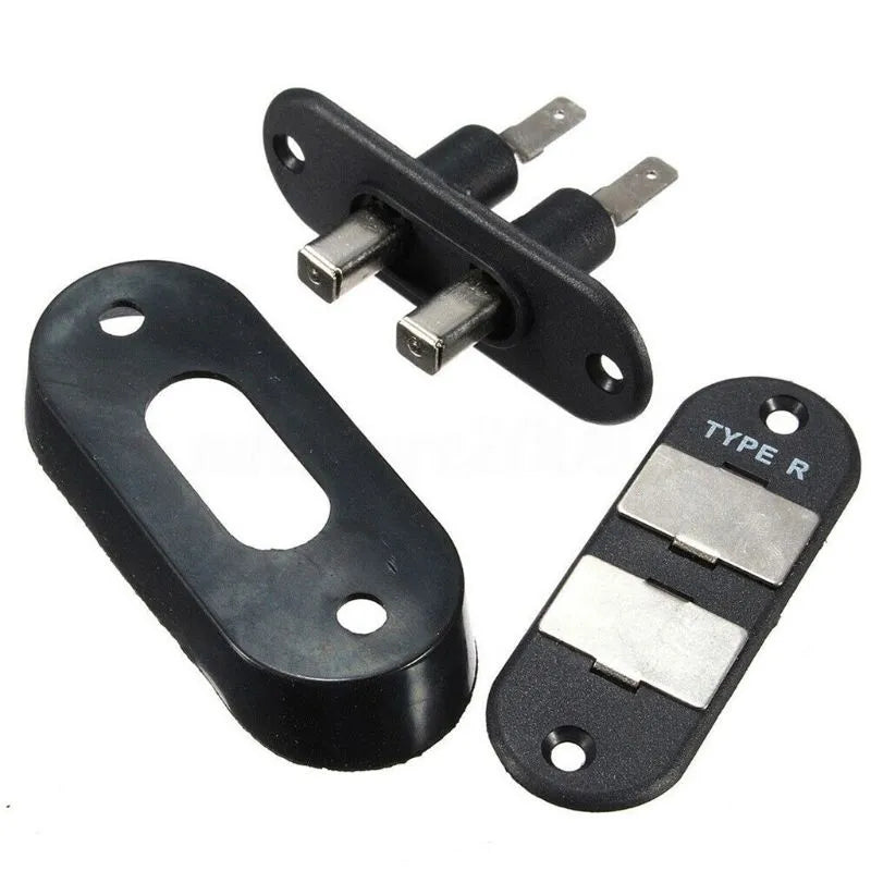 P82F 1Set P-3 Black Sliding Door Contact Switch Kit for Van Central Locking Systems Car Alarm System Accessories