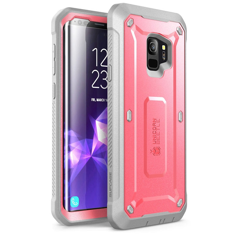 For Samsung Galaxy S9 Case (2018 Release ) SUPCASE UB Pro Full-Body Rugged Holster Cover Case with Built-in Screen Protector