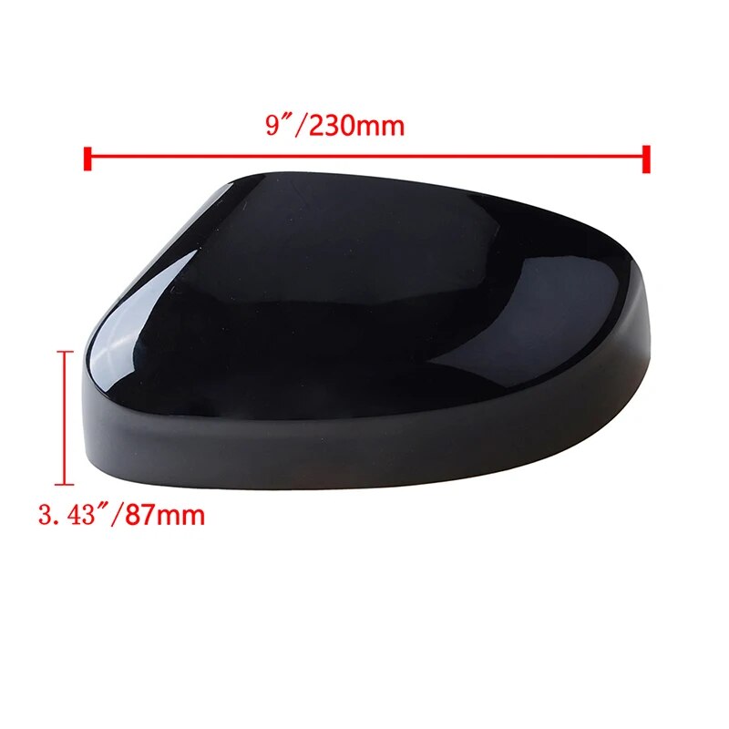 Rhyming Rearview Mirror Cap Wing Side Mirror Cover Fit For FORD FOCUS 2011,2012,2013,2014, Car Accessories Replacement Parts