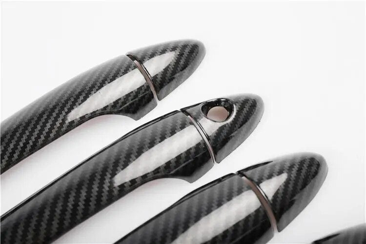 For Kia Optima K5 TF MK3 2011 2012 2013 2014 2015 Carbon Fiber Chrome Car Door Handle Cover Trim Sticker Styling Accessories