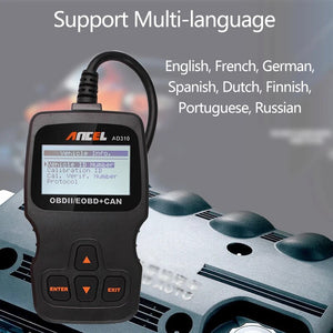 ANCEL AD310 Car OBD2 Auto Scanner Code Reader Diagnostic Scan Tool Check Engine Turn Off MIL Scanner Automotriz Analyzer devices