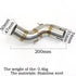 Z900 51mm Motorcycle Exhaust Modified Middle Pipe Link Pipe Slip On Section Muffler For Kawasaki Z 900 A2 Z900e 2017 2018-2021