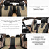 Universal Full Set Car Seat Cover (Beige)