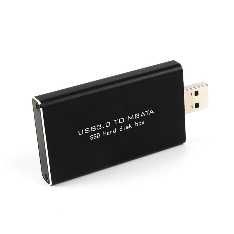 MSATA to USB 5Gbps USB 3.0 to mSATA SSD Enclosure USB3.0 to mSATA Case Hard Disk Adapter M2 SSD External HDD Mobile Box HDD Case