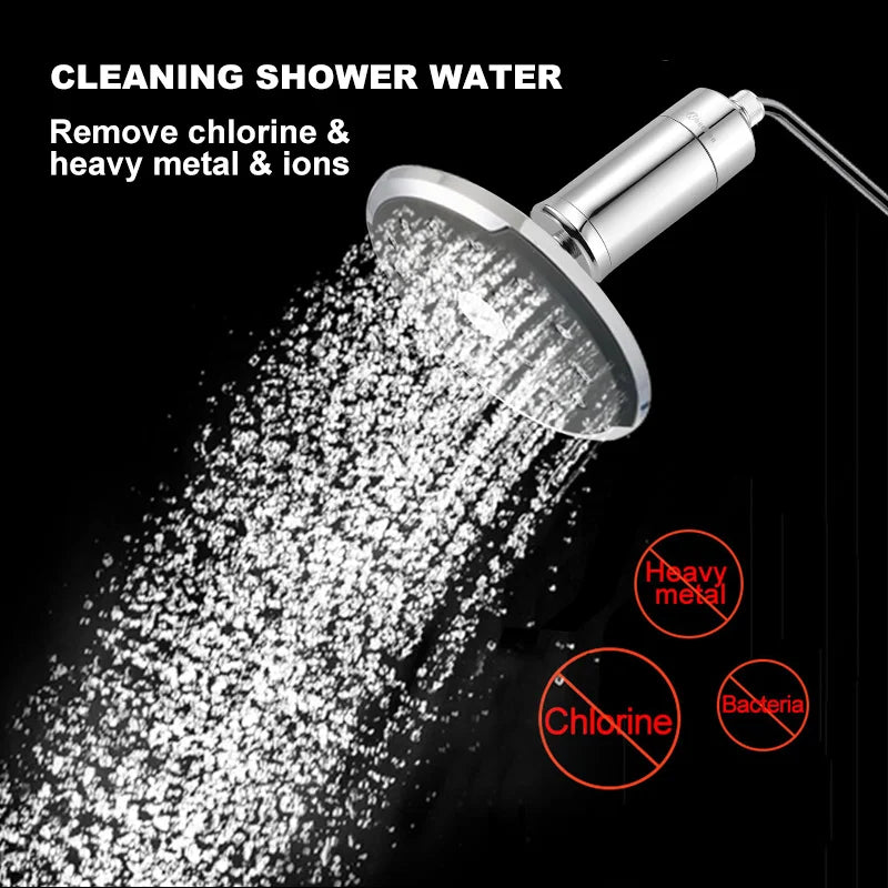 Wheelton Shower Water Filter Household Soft Water Purifier Chlorine Heavy Metal Reduction Dechlorination Improves Skin Condition