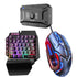 FONKEN Keyboard Gaming Mini One-Handed RGB Game Controller for PC PS4 Xbox Gamer Single Keyboard Quite Mouse Set PC Accessories