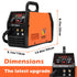 HITBOX 120A MIG Welding Machine HBM1200 3 In 1 Semi-automatic Tig welder ARC/MMA Welding Machine Portable Gasless Inverter Welde