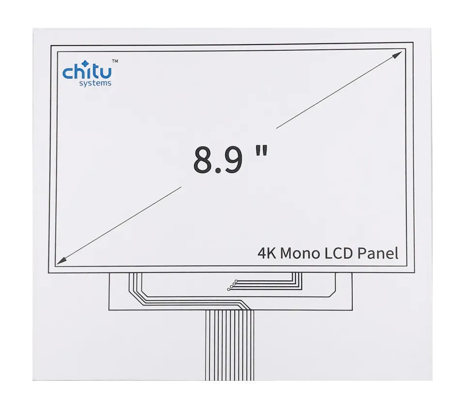 PJ089Y2V5 Anycubic Photon MONO X  8.9 inch 4K MONO LCD screen 3840*2400 Monochrome LCD