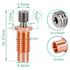 KINGROON All-Metal E3D V6 Throat Heat Break Titanium Alloy Copper 3D Printer Nozzle Throat For 1.75mm E3D V6 HOTEND Heater Block