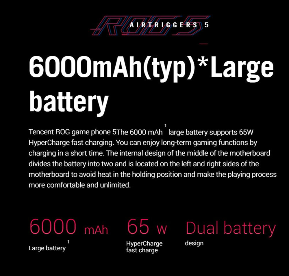 ASUS ROG 5S 5G Gaming Smartphone Global ROM Snapdragon 888 Plus Android 11 ROG 5 s Mobile Phone 6000mAh Battery 65W Fast Charge