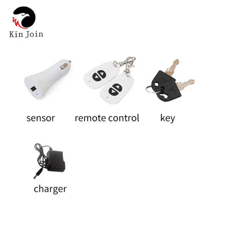 Factory Direct Rechargeable Lithium Battery Remote Control Car Parking Lock