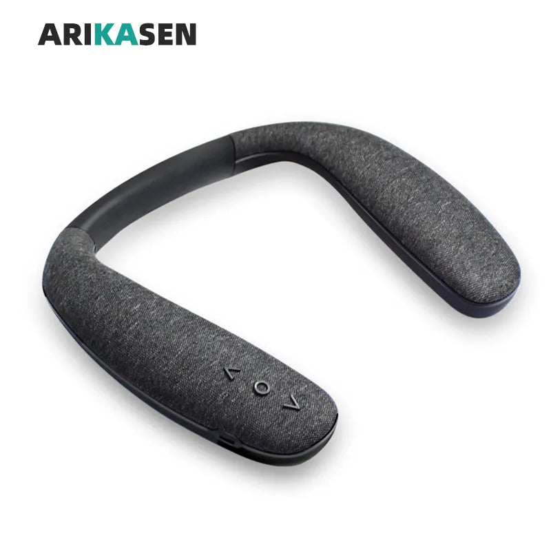 Neckband Bluetooth Speakers 12H music Wireless Wearable Speaker True 3D Stereo Sound Portable Personal Speakers with microphone