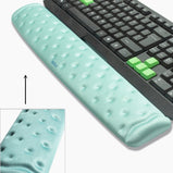 BRILA Ergonomic Memory Foam Mouse & Keyboard Wrist Rest Support Cushion Pad for Office Work and PC Gaming, Fatigue Pain Relief