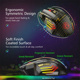 Wireless Bluetooth Mouse for Laptop Computer Rechargeable Portable Gaming Mause Silent Ergonomic RGB Backlight Gamer Mice for PC