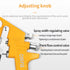 1000ML Spray Gun Professional Pneumatic Airbrush Sprayer Alloy Painting Atomizer Tool With Hopper For Painting Cars