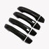 Carbon Fiber Chrome Car Door Handles Cover Trim Styling Stickers For MG 6 MG6 2017 2018 2019 2020 2021 2022 Auto Accessories