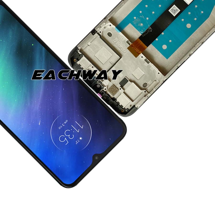 Tested 6.5"For Motorola One Fusion LCD xt2073-2 Display Touch Screen Digitizer Assembly with Frame For MOTO One Fusion Display