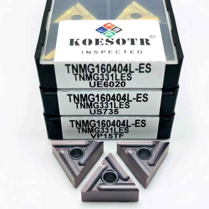 TNMG160404R TNMG160404L-ES VP15TF UE6020 High Quality Carbide Inserts External Turning Tools Metal TNMG 160404R Turning Tools