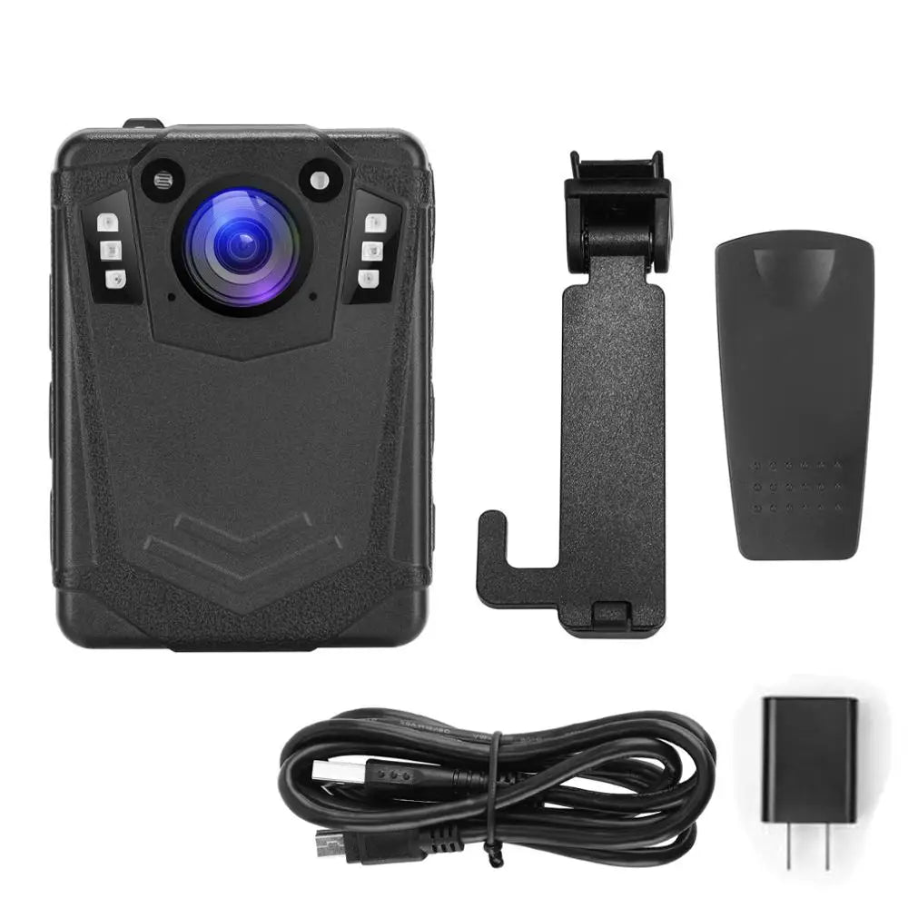 BOBLOV Body Camera IP65 Waterproof Body Camera Bulit in 64G Memory 8Hours Recording Security Pocket Kamara DVR Video Recorder