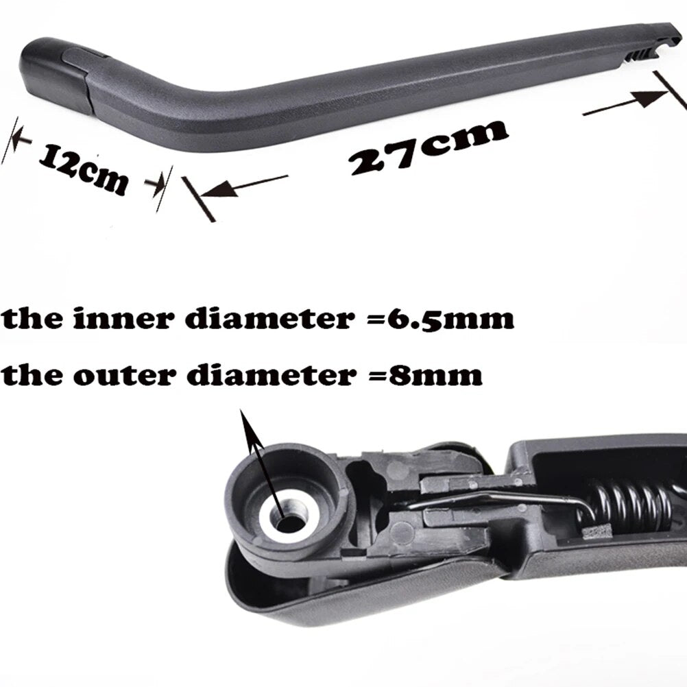 Xukey Windshield Windscreen Wiper Arm Blade Kit Set For Toyota Yaris Japan Built Rear Window 1999 2000 2001 2002 2003 2004 2005